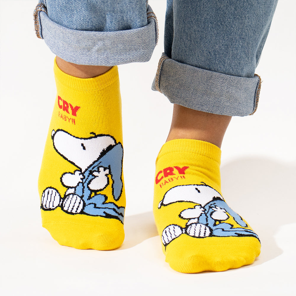 Peanuts : Eat Sleep Cry Baby Socks