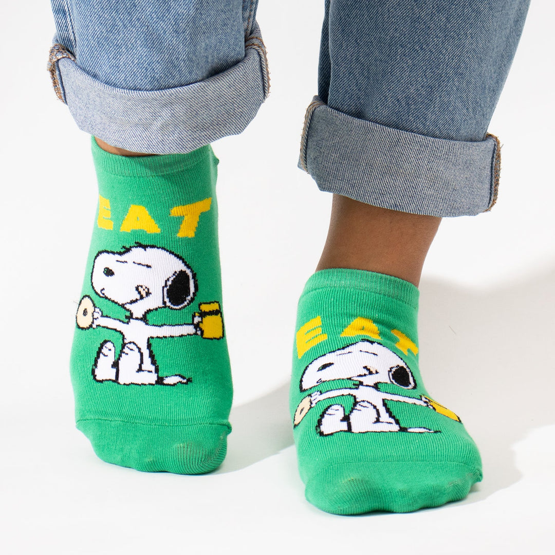 Peanuts : Eat Sleep Socks (Pack of 2)