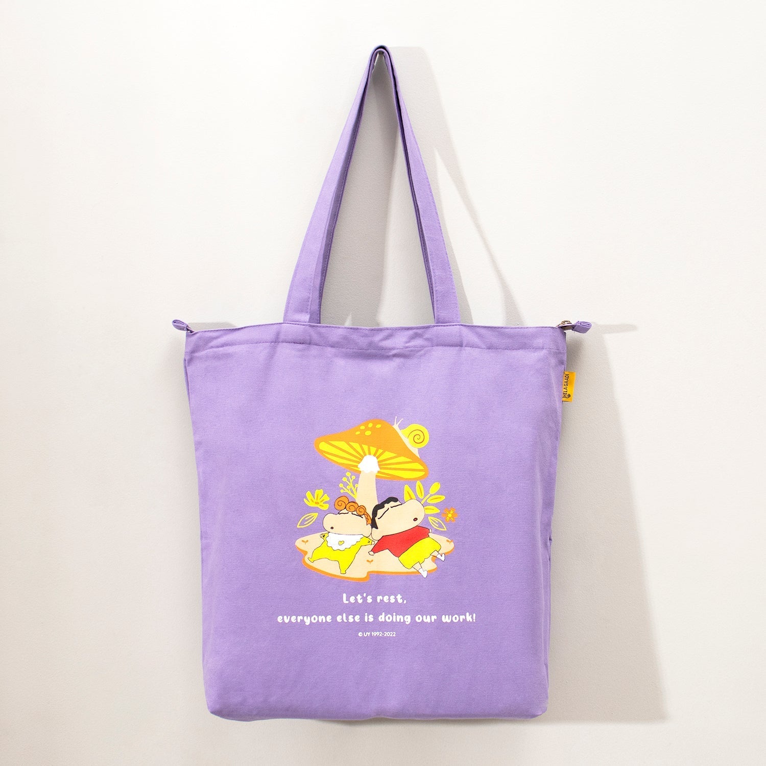 Cloth bag with on sale zipper