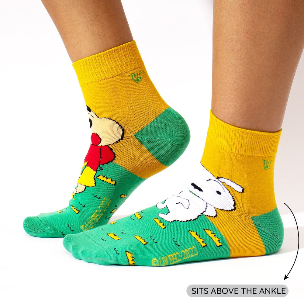 Shinchan: Shiro A-B Socks