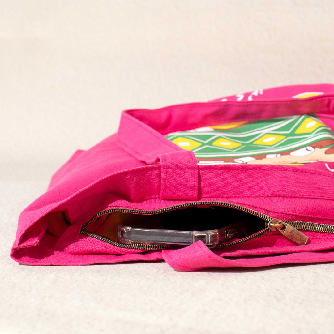 Shinchan: Shiro Bath Zipper Tote Bag