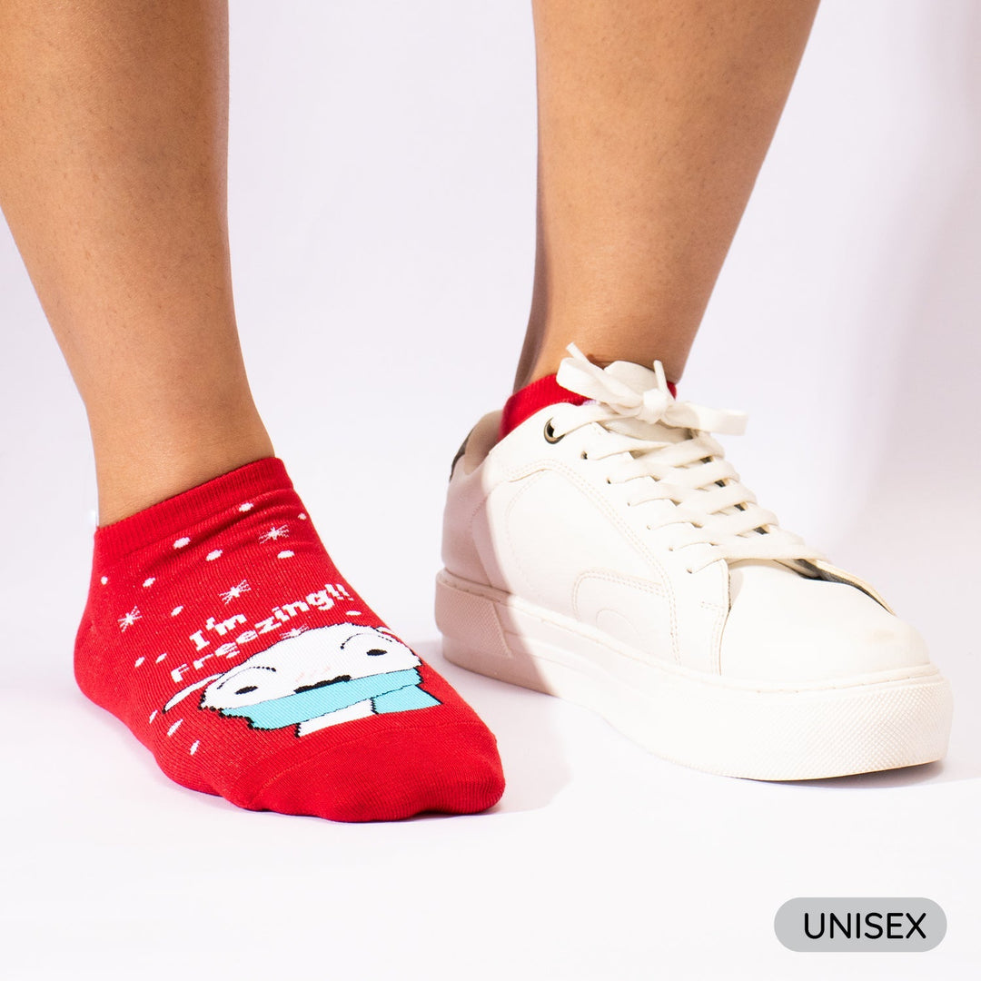 Shinchan & Shiro Winter Socks