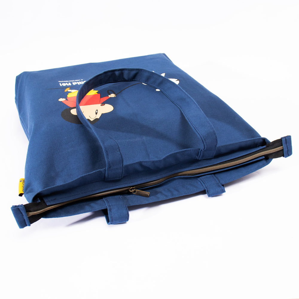 Shinchan: Shiro Zipper Tote Bag
