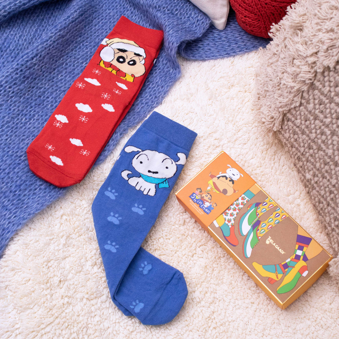 Shinchan: Snow BFF Socks