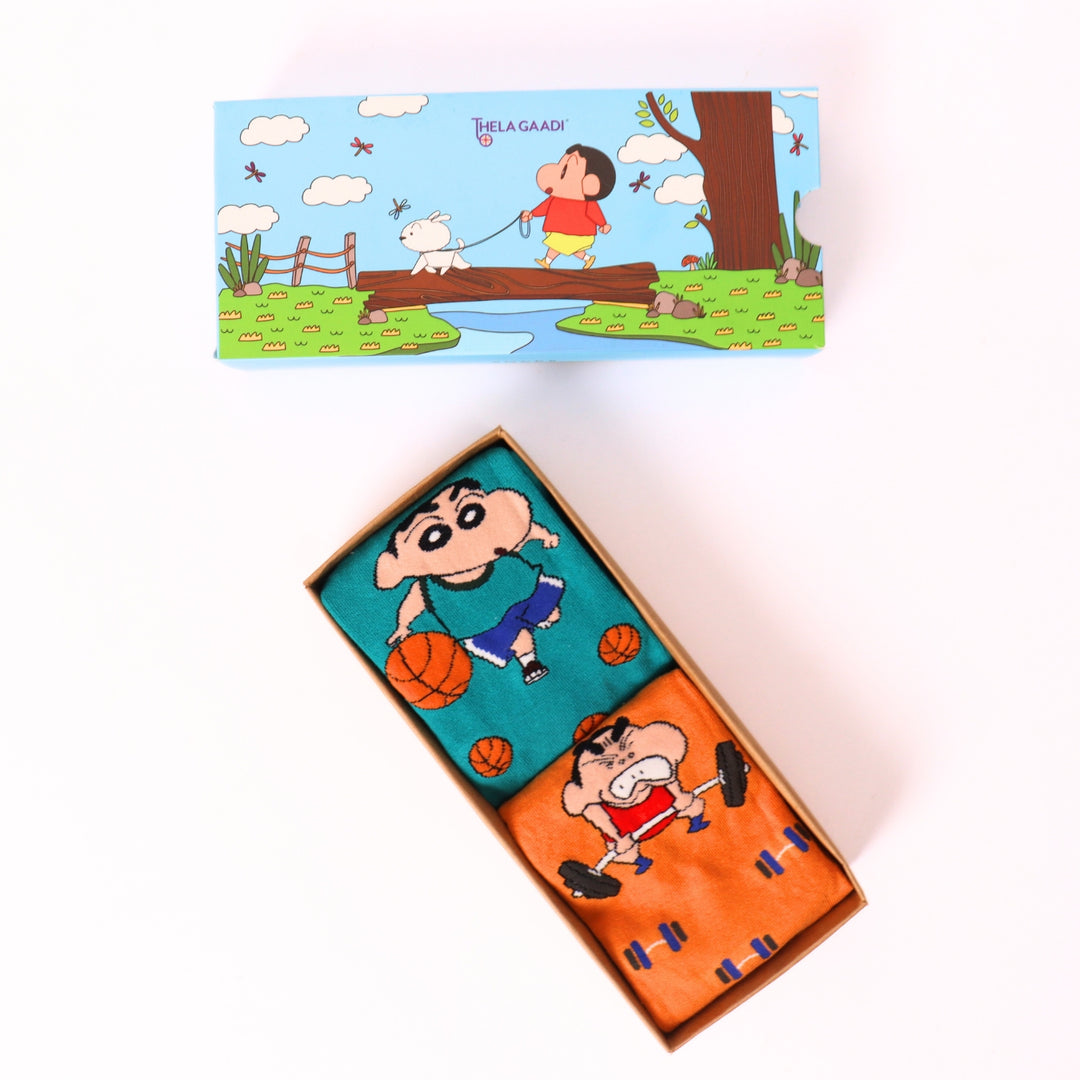 Shinchan: Sports Fun Socks