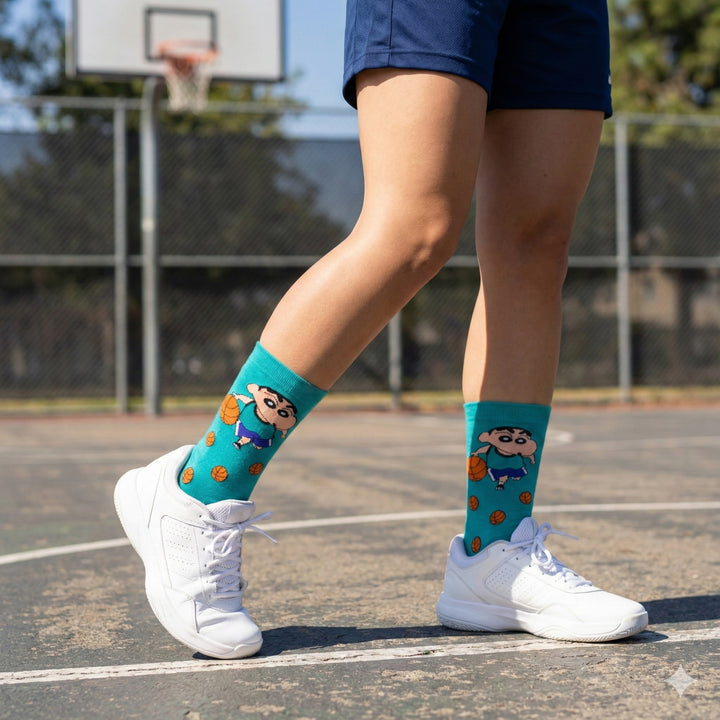Shinchan: Sports Fun Socks