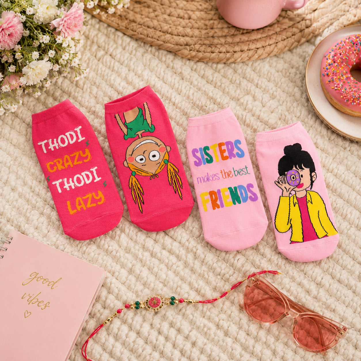 Sibling Sisters AB Socks