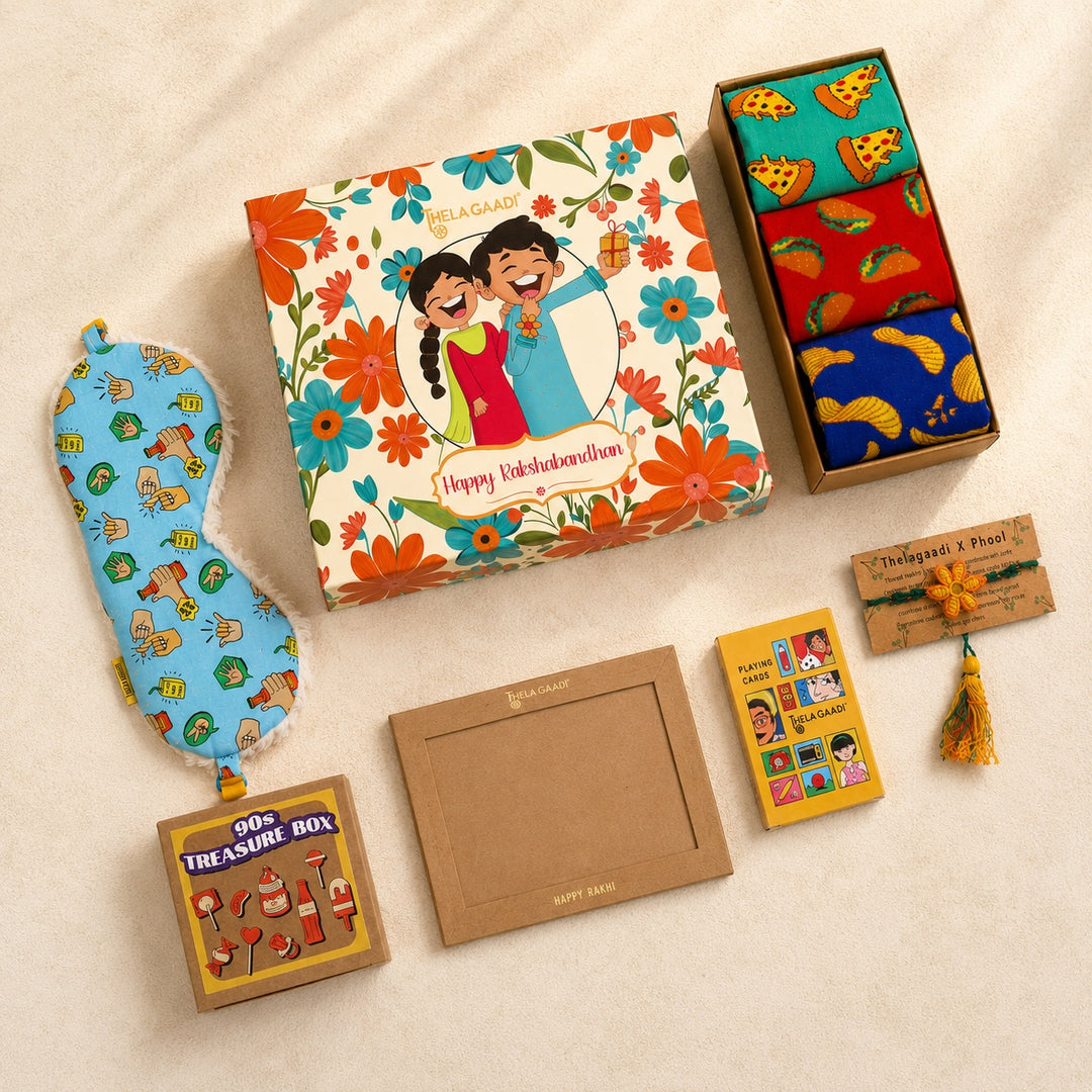 Snack Attack Retro Rakhi Gift Box