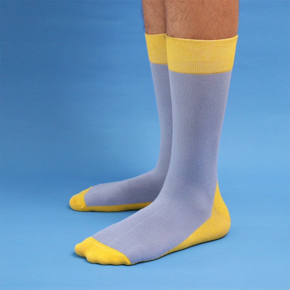 Unclouded Blue Socks