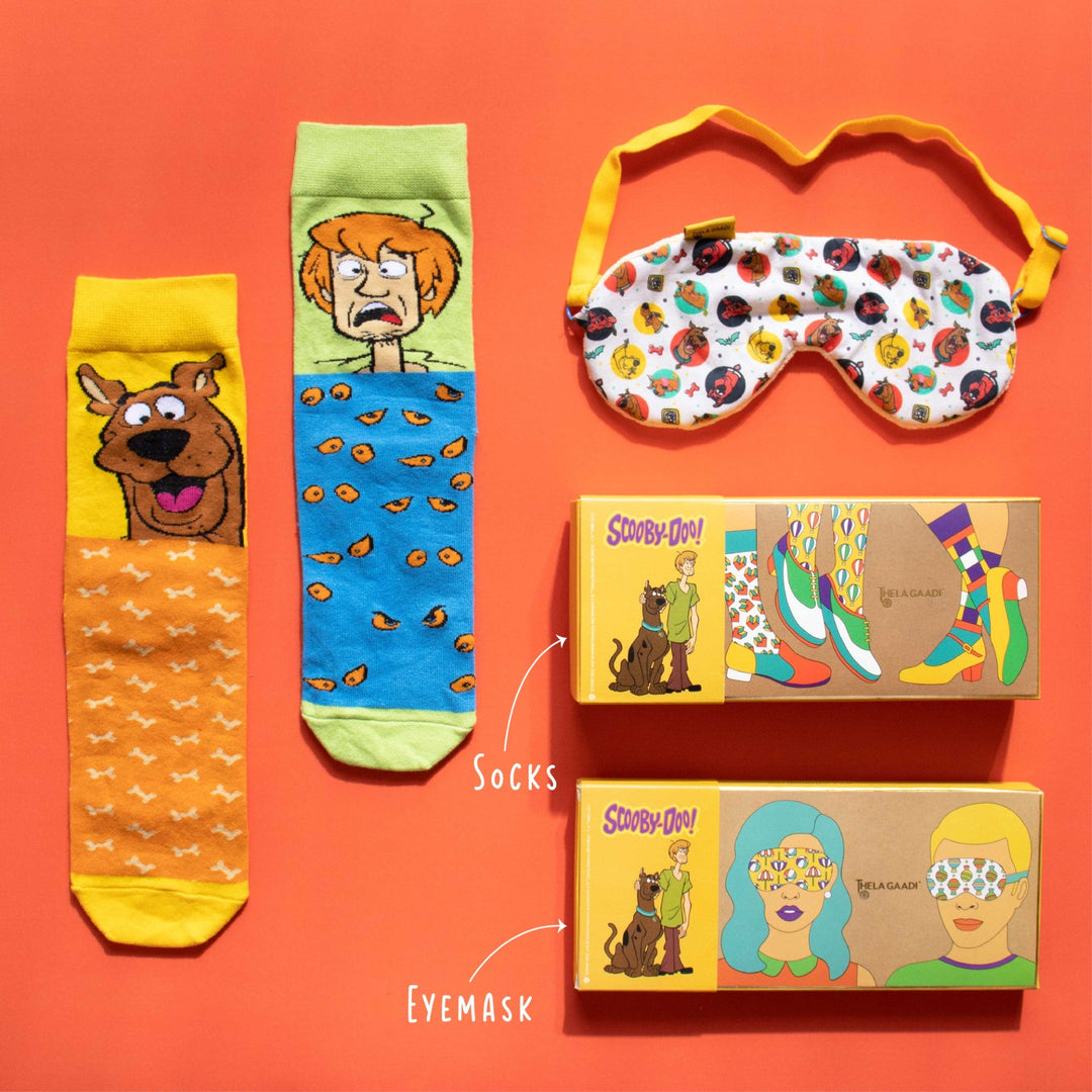 Scooby-Doo: Socks + Vintage Eye Mask Combo